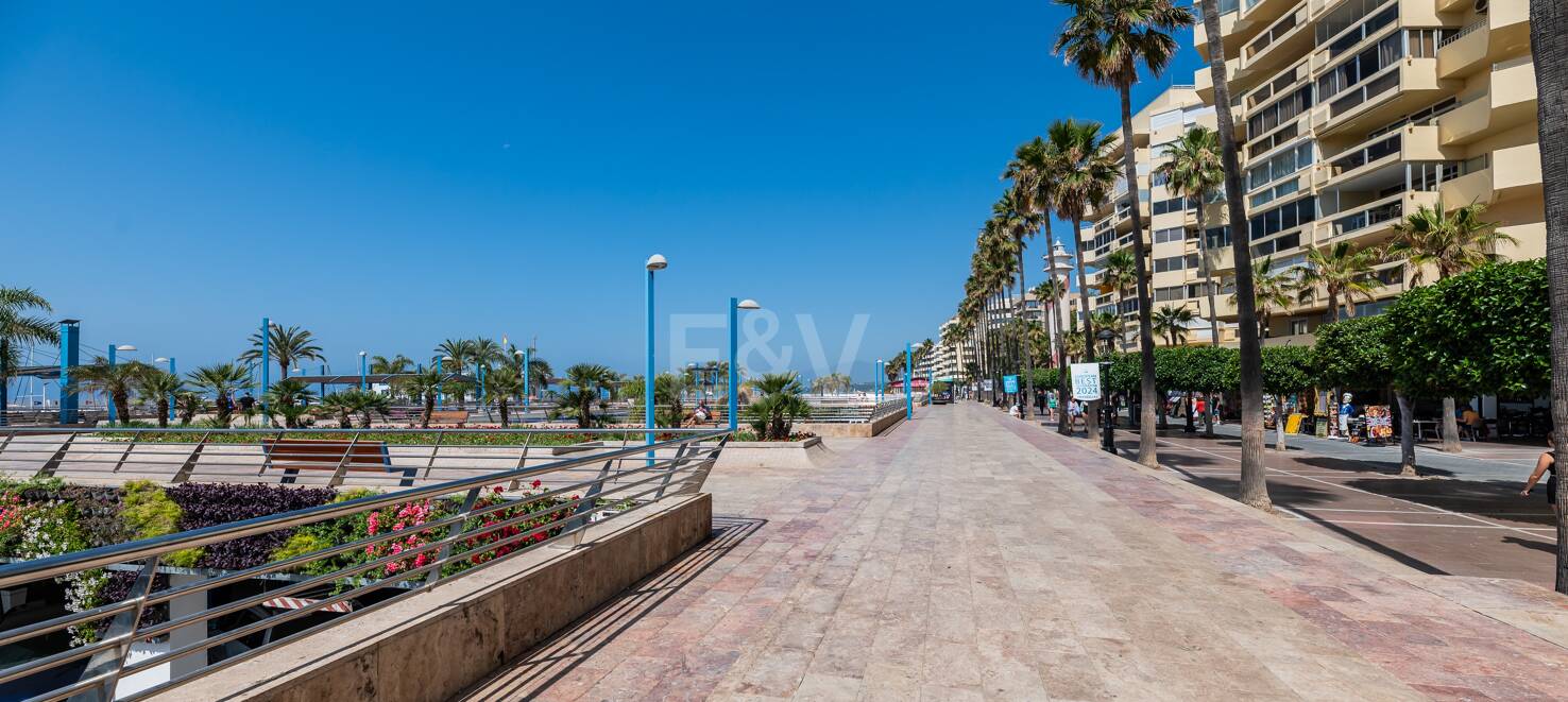 Modern Beachfront Apartment with Stunning Sea Views on Marbella’s Promenade