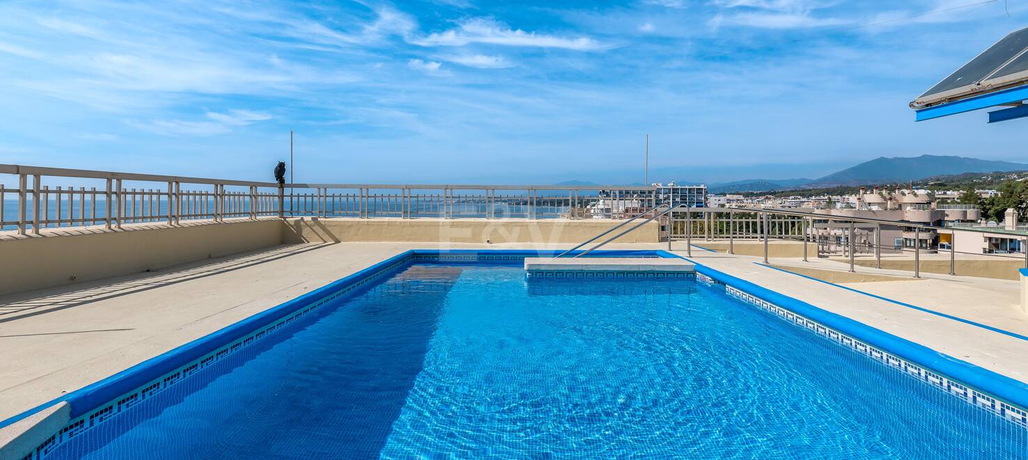 Modern Beachfront Apartment with Stunning Sea Views on Marbella’s Promenade