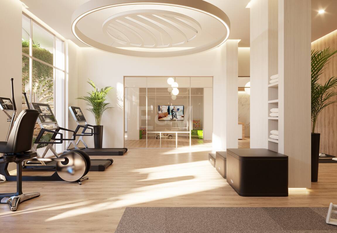 Modern Luxury Garden Apartment avec vue panoramique sur la mer dans la communauté fermée