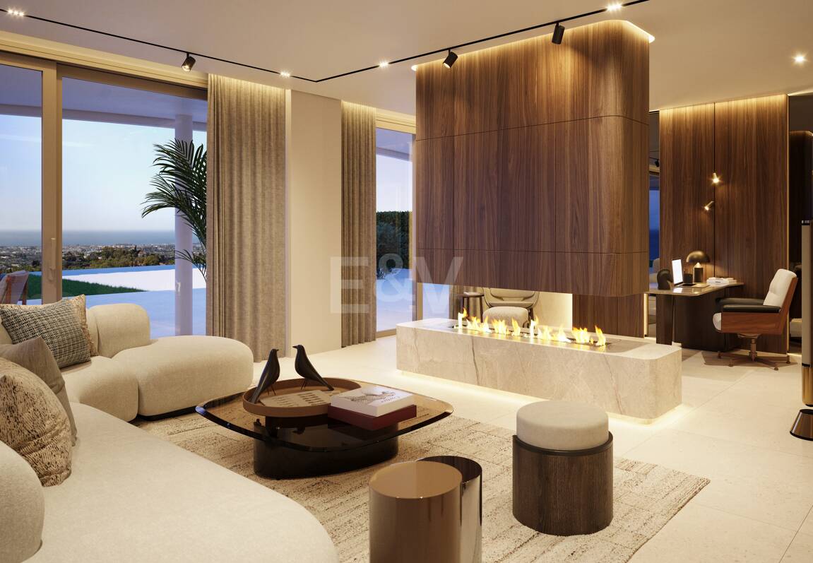 Modern Luxury Garden Apartment avec vue panoramique sur la mer dans la communauté fermée