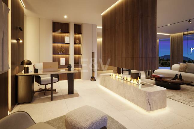 Modern Luxury Garden Apartment avec vue panoramique sur la mer dans la communauté fermée