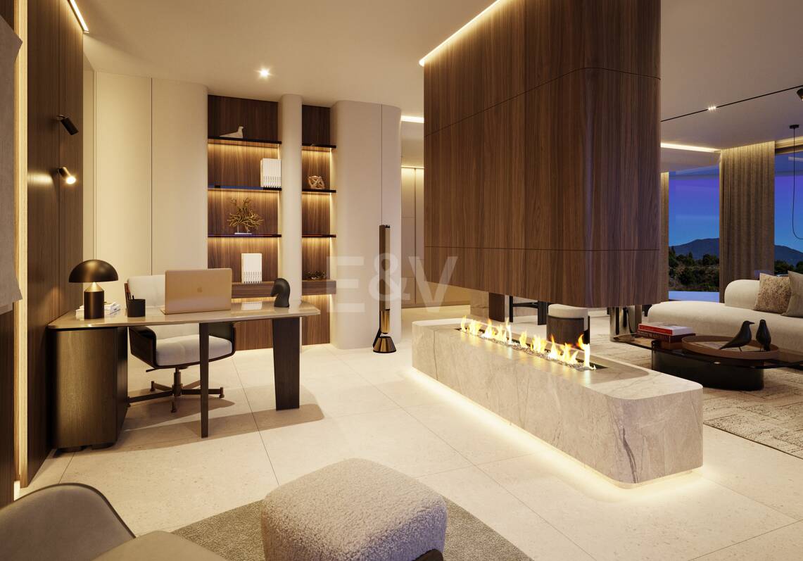 Modern Luxury Garden apartment with panoramic sea views in gated community