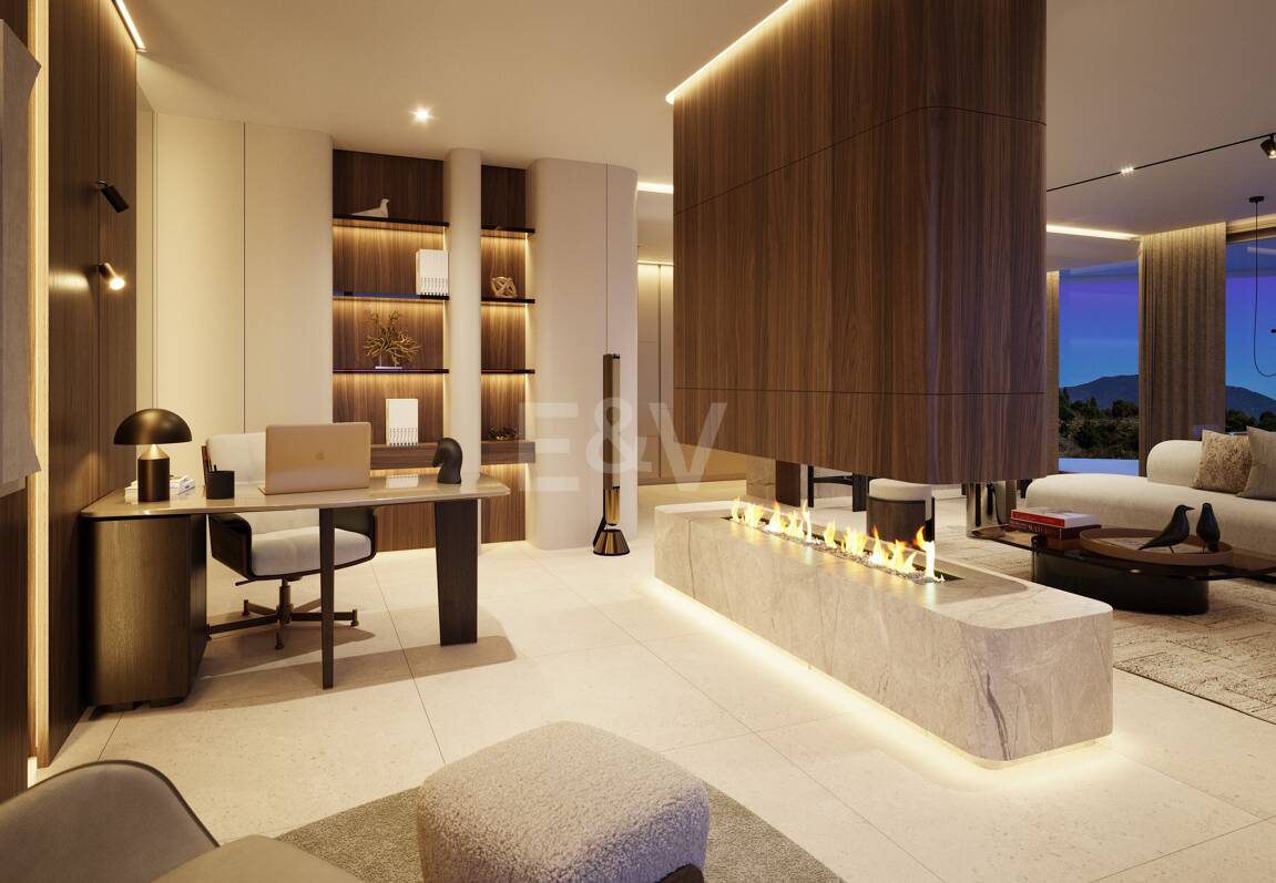 Modern Luxury Garden Apartment avec vue panoramique sur la mer dans la communauté fermée