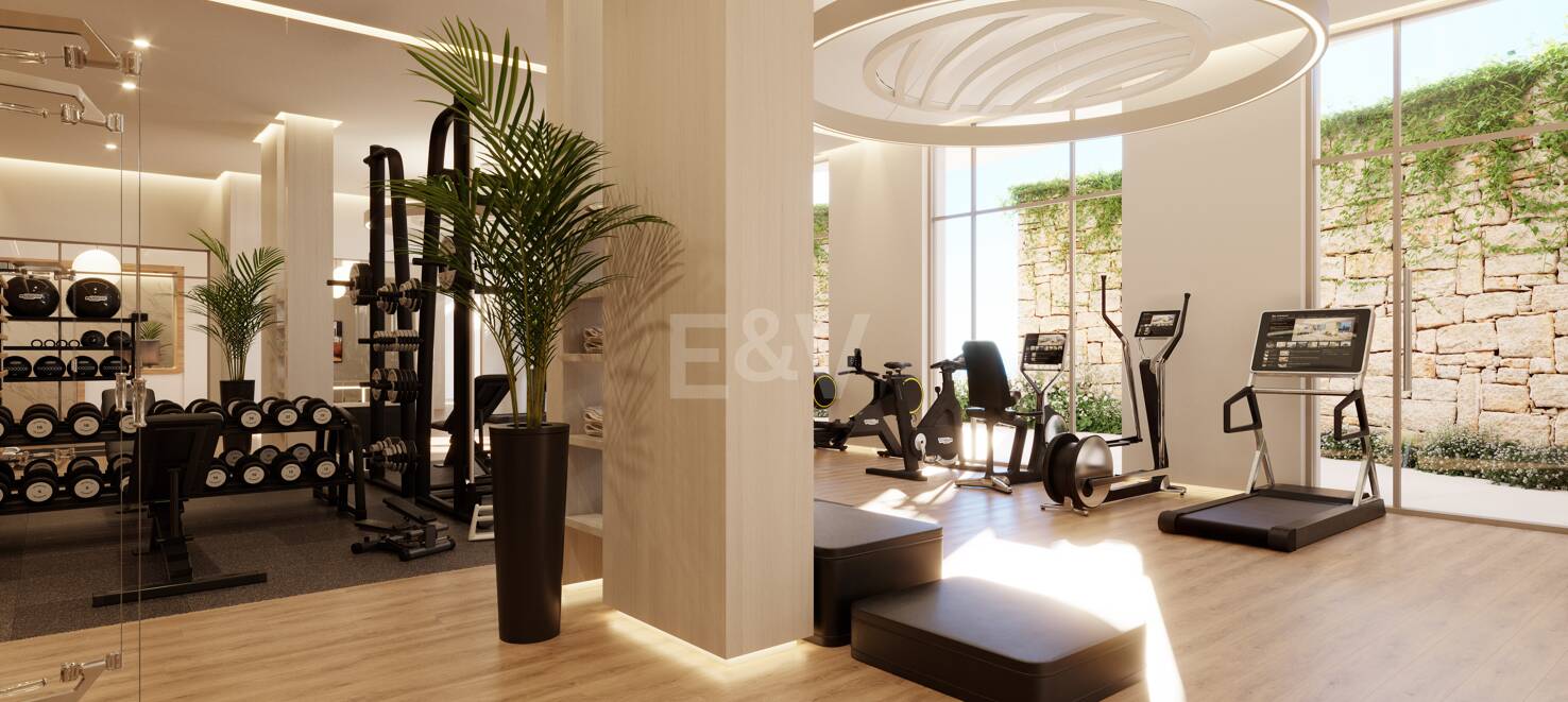 Modern Luxury Garden apartment with panoramic sea views in gated community