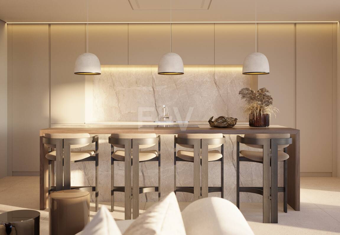 Modern Luxury Garden Apartment avec vue panoramique sur la mer dans la communauté fermée