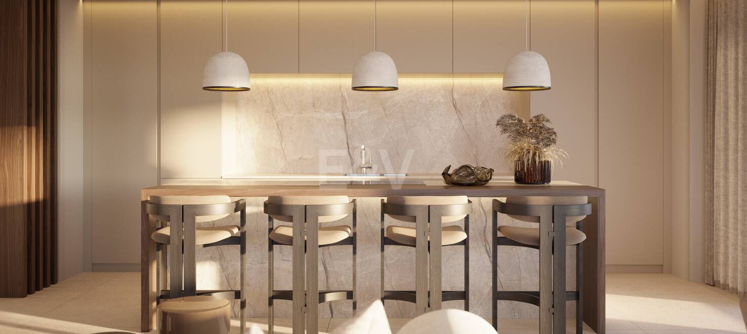 Modern Luxury Garden apartment with panoramic sea views in gated community