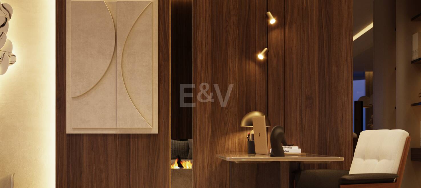Modern Luxury Garden apartment with panoramic sea views in gated community