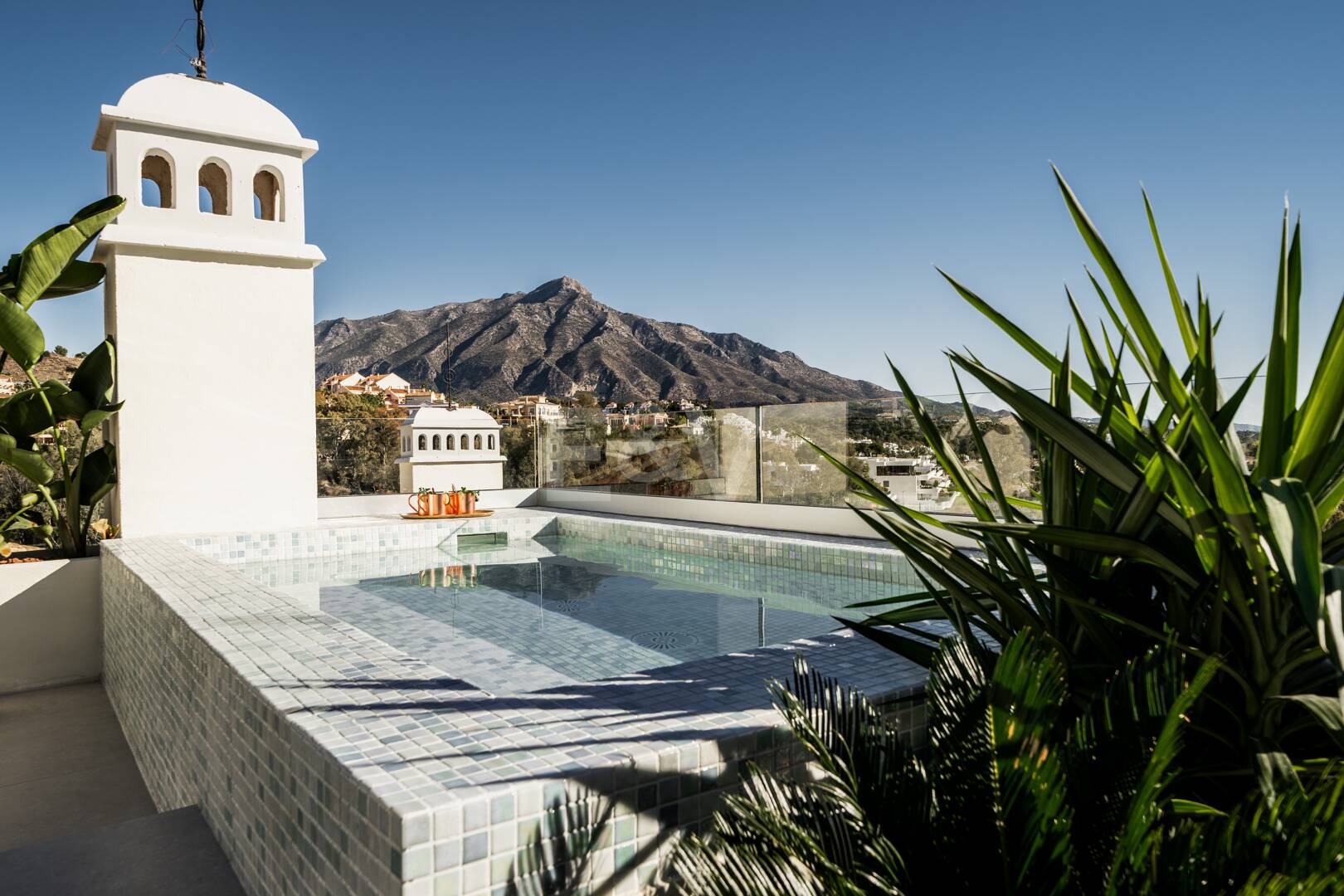 Elégant penthouse duplex à La Cerquilla avec vue spectaculaire sur la montagne