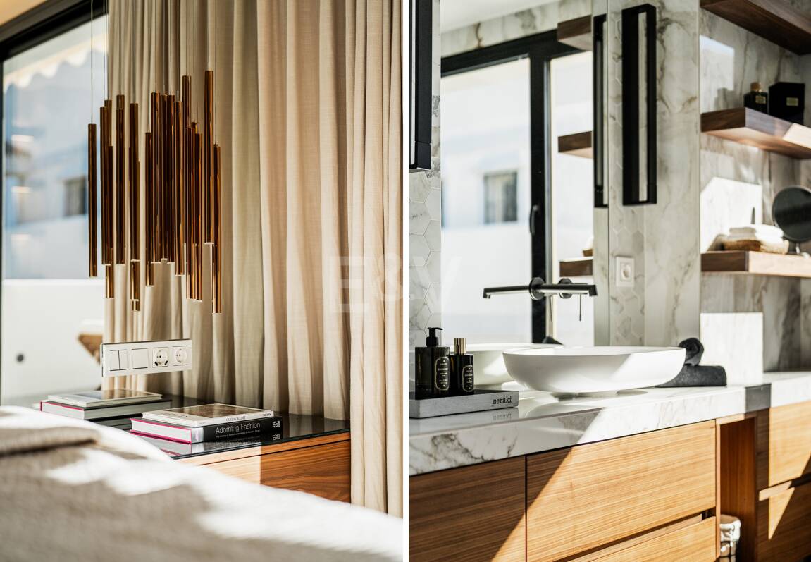 Elegant duplex takvåning i La Cerquilla med spektakulär utsikt över bergen