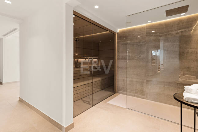 Villa de golf contemporaine Los Flamingos avec vue sur la mer