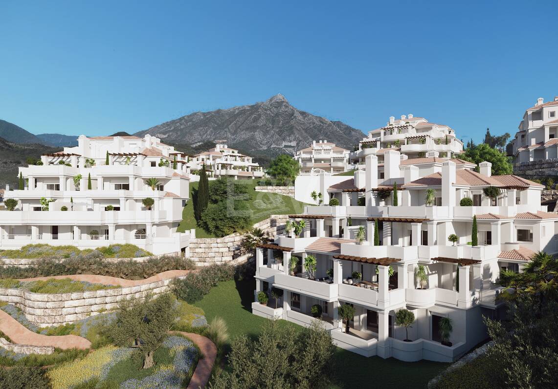 Appartement à Nueva Andalucia dans un quartier tranquille