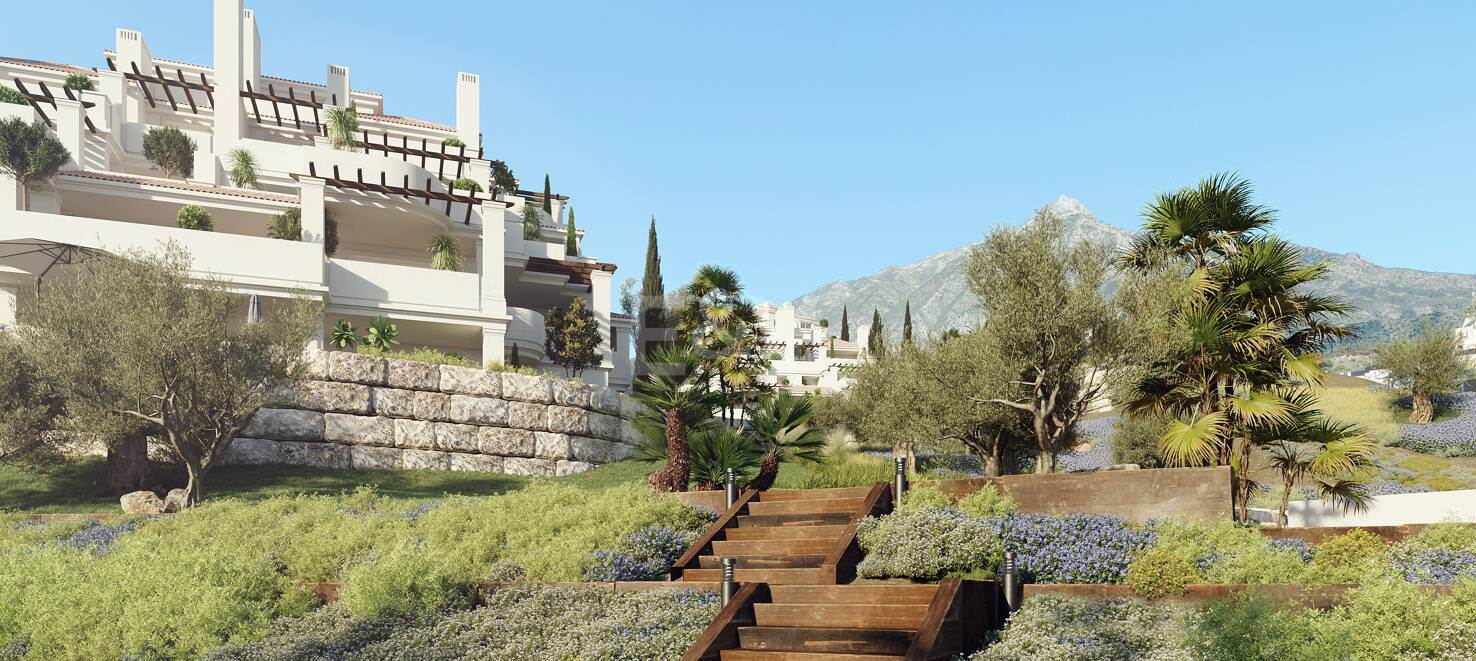 Apartment in Nueva Andalucia in tranquil area