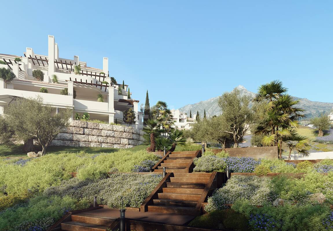 Lägenhet i Nueva Andalucia i lugnt område