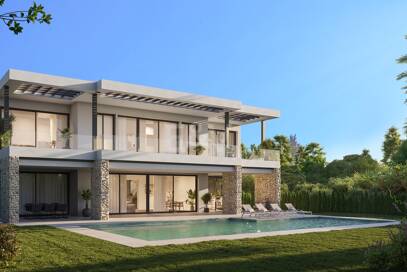 Nybyggd Villa bara fullbordad