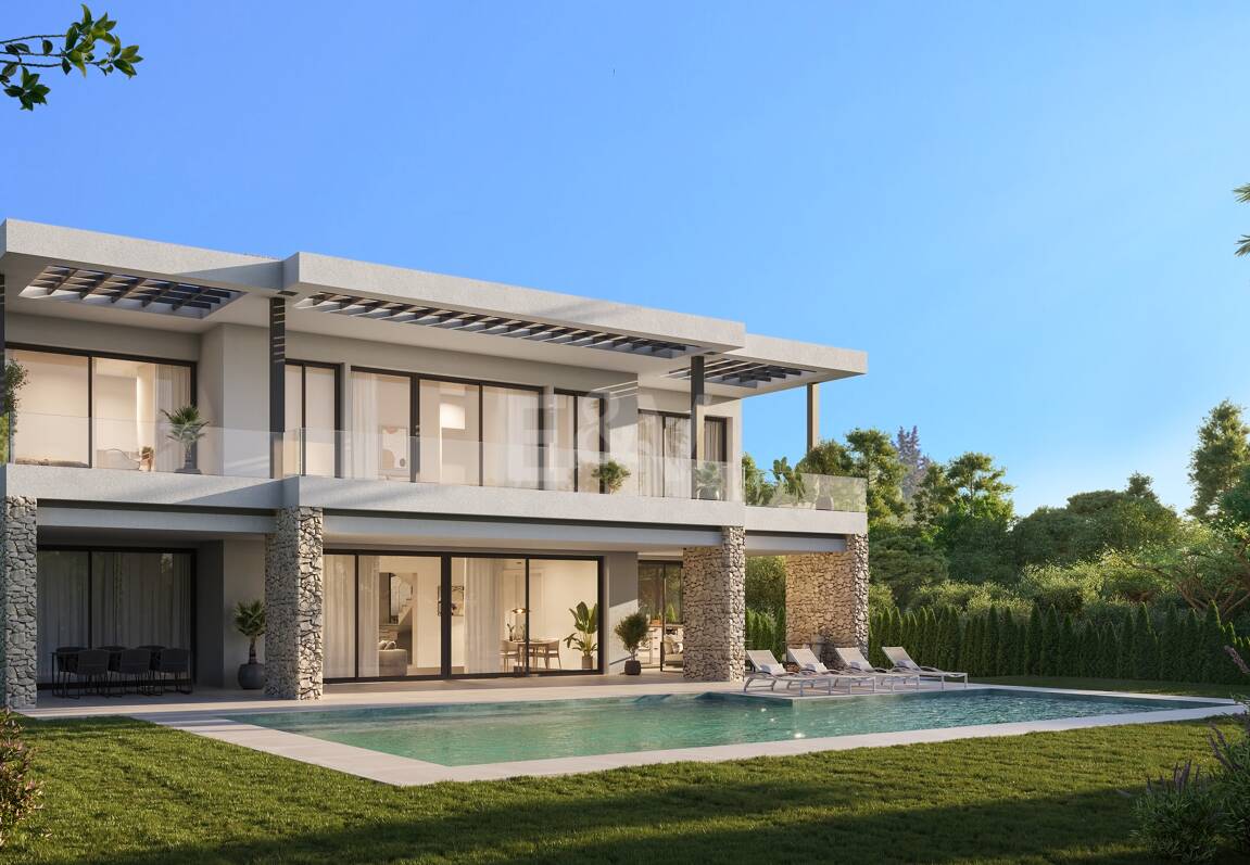 Nybyggd Villa bara fullbordad