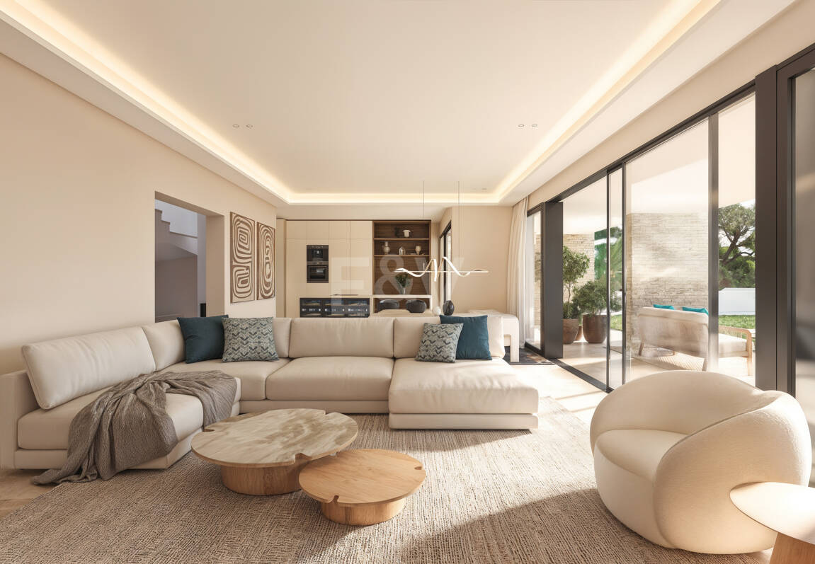 Nybyggd Villa bara fullbordad