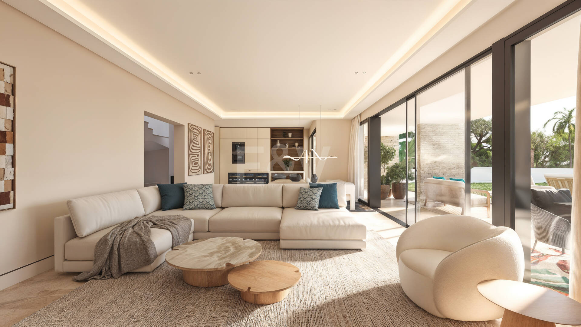 Nybyggd Villa bara fullbordad