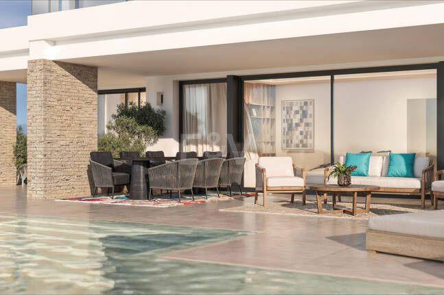 Nybyggd Villa bara fullbordad