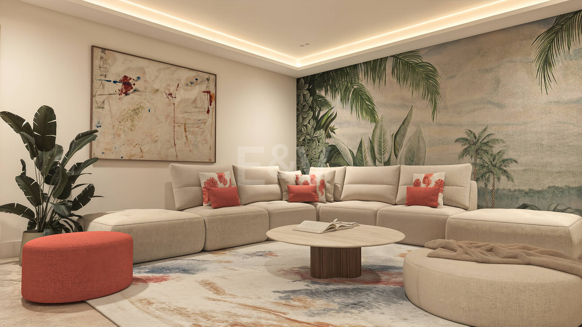 Nybyggd Villa bara fullbordad