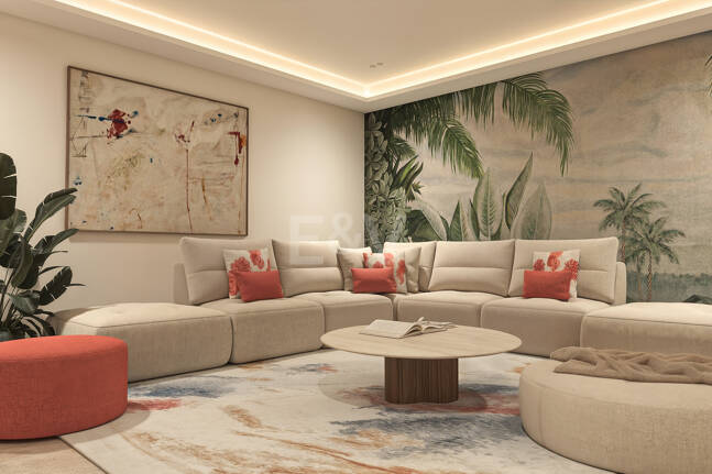 Nybyggd Villa bara fullbordad