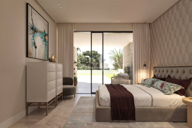 Nybyggd Villa bara fullbordad