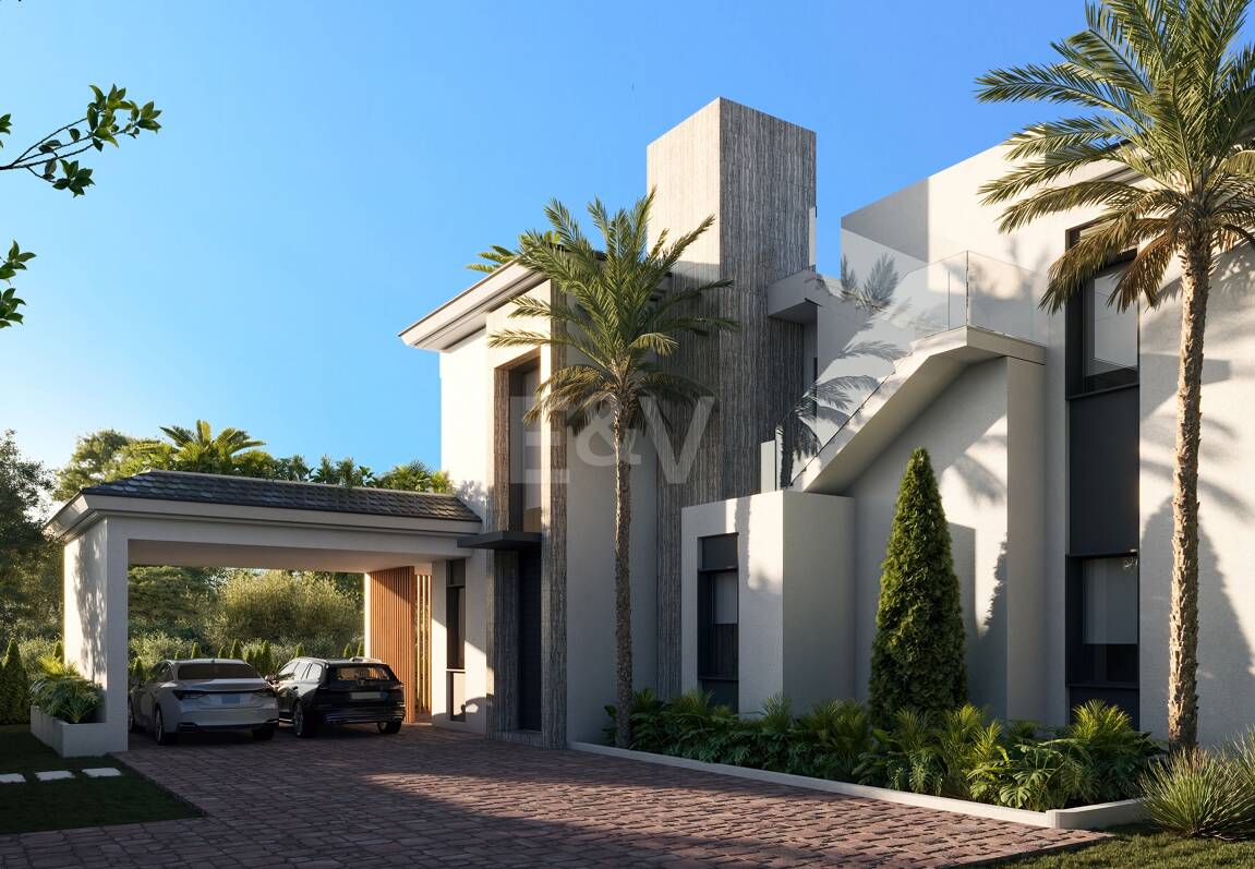 Nybyggd Villa bara fullbordad