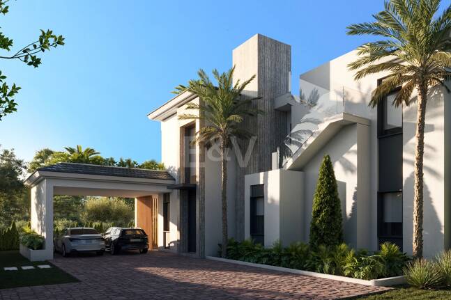 Nybyggd Villa bara fullbordad