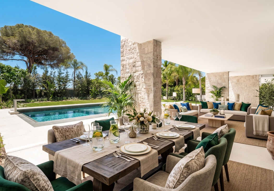 Villa de luxe nouvellement construite avec des équipements de spa à Nagüeles offrant une valeur exceptionnelle