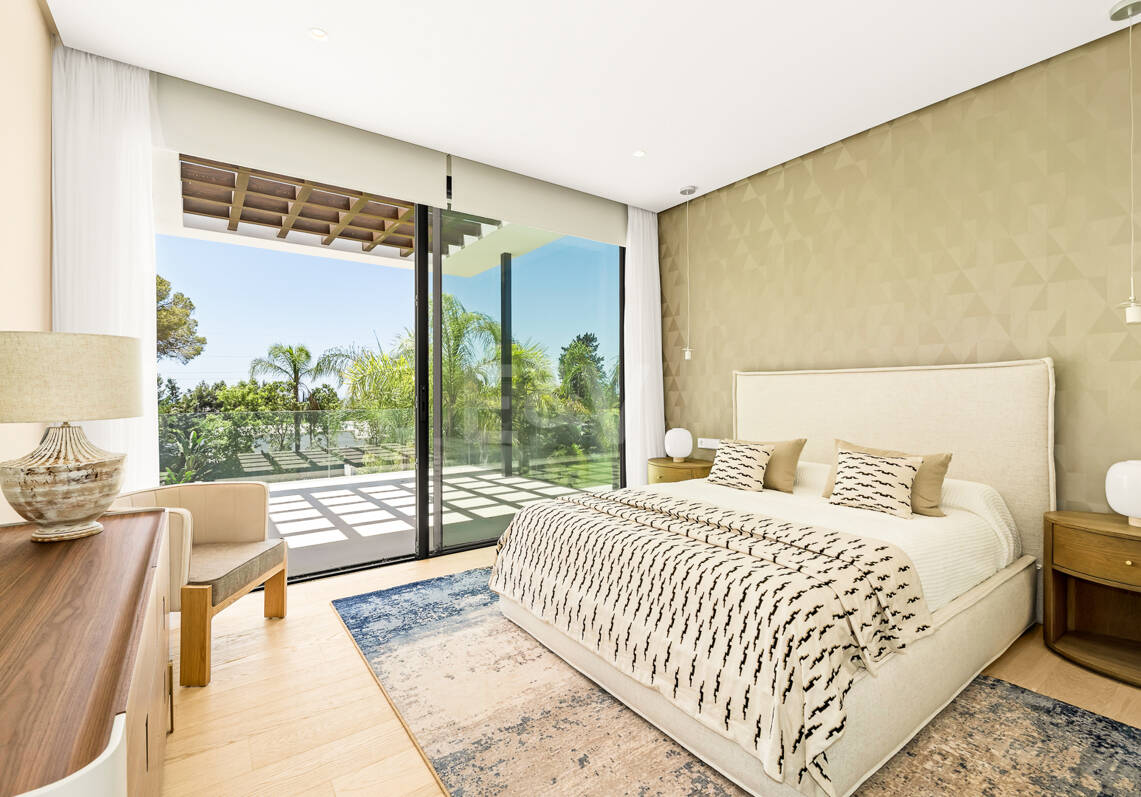 Villa de luxe nouvellement construite avec des équipements de spa à Nagüeles offrant une valeur exceptionnelle