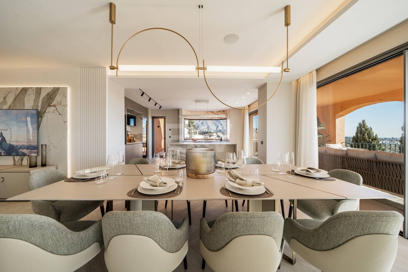 Exquisito ático de 4 dormitorios en La Cerquilla en Residencial lujoso