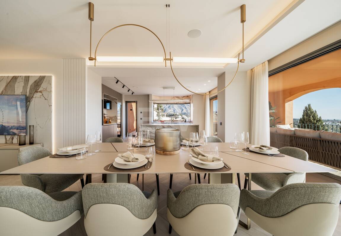 Exquisito ático de 4 dormitorios en La Cerquilla en Residencial lujoso