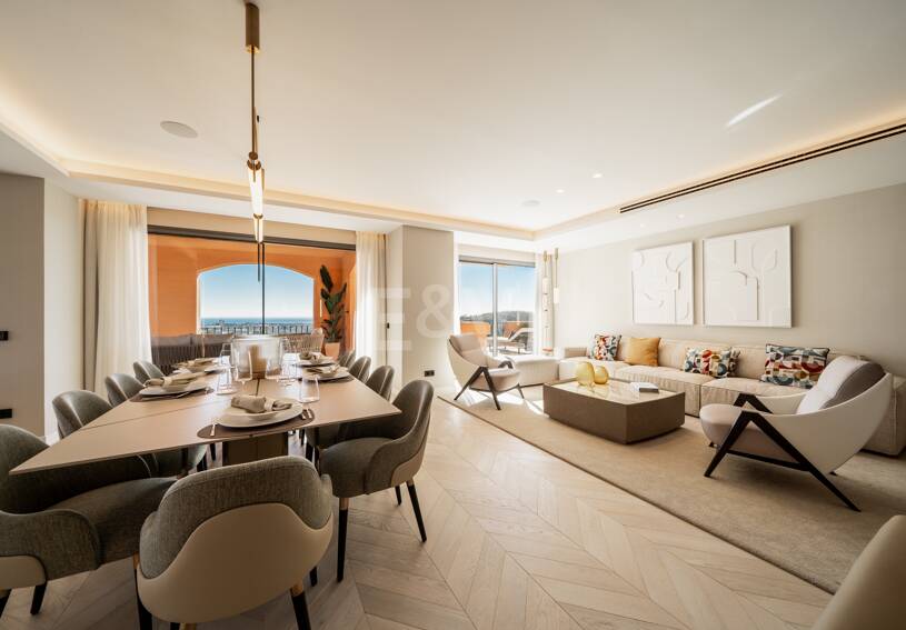 Exquisito ático de 4 dormitorios en La Cerquilla en Residencial lujoso