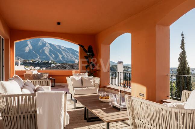 Exquisito ático de 4 dormitorios en La Cerquilla en Residencial lujoso