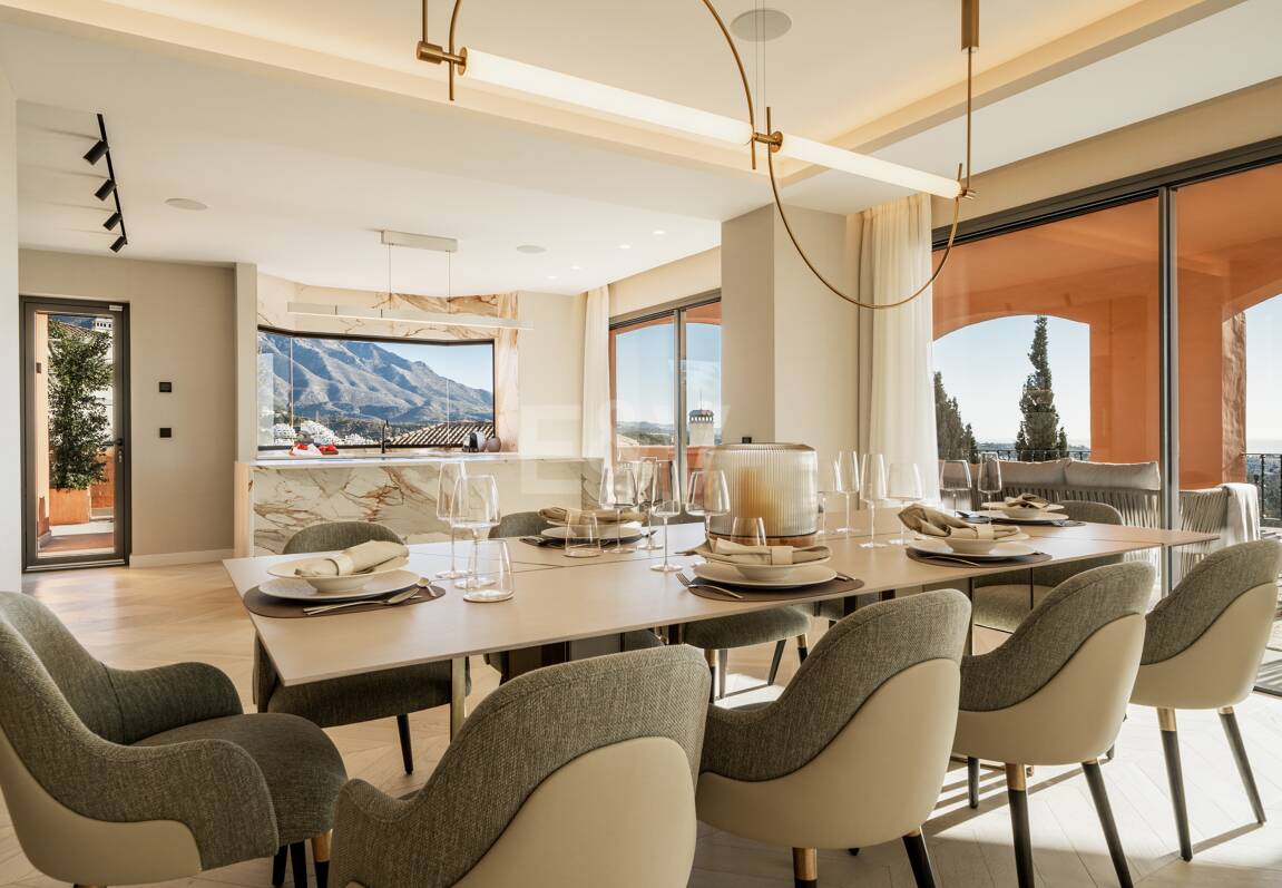 Exquisito ático de 4 dormitorios en La Cerquilla en Residencial lujoso