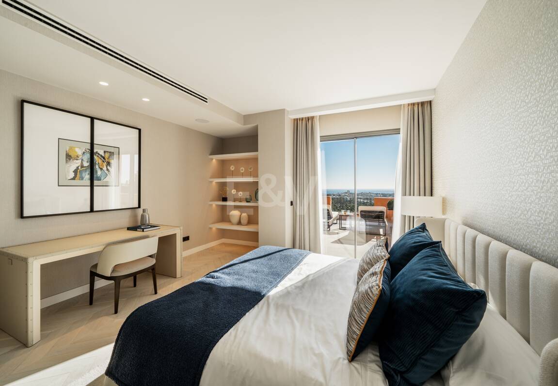 Exquisito ático de 4 dormitorios en La Cerquilla en Residencial lujoso