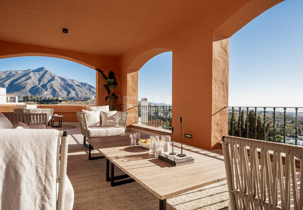 Exquisito ático de 4 dormitorios en La Cerquilla en Residencial lujoso