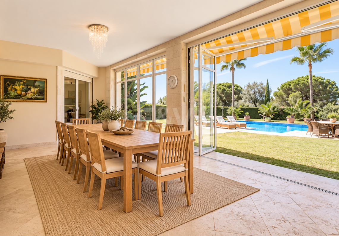 Impressive Villa with Expansive Gardens and Sea Views in El Rosario