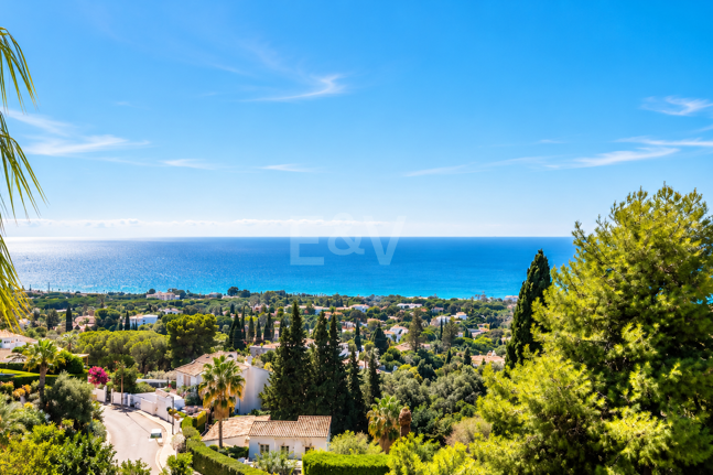 Impressive Villa with Expansive Gardens and Sea Views in El Rosario