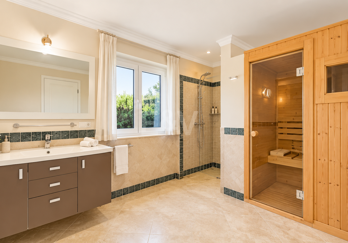 Impressive Villa with Expansive Gardens and Sea Views in El Rosario