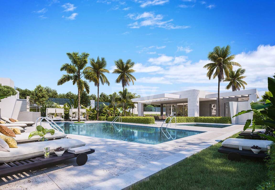 Modern San Pedro de Alcántara New Townhouses Nära Guadalmina Golf Golf Golf