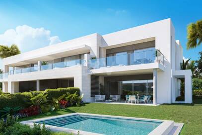 Modern San Pedro de Alcántara New Townhouses Nära Guadalmina Golf Golf Golf