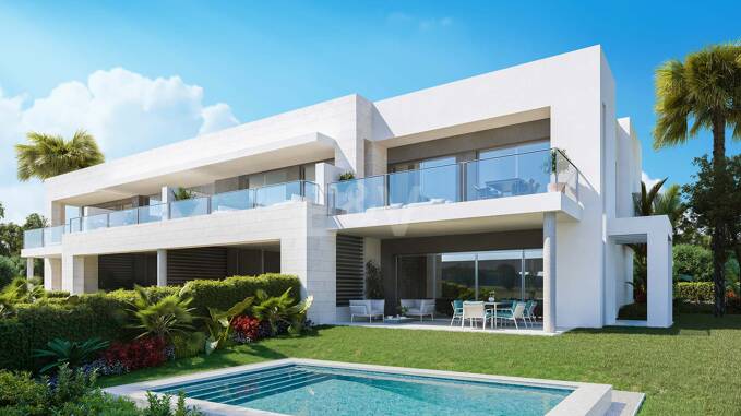 Nuevas Casas Adosadas Modernas en San Pedro de Alcántara Cerca del Campo de Golf de Guadalmina