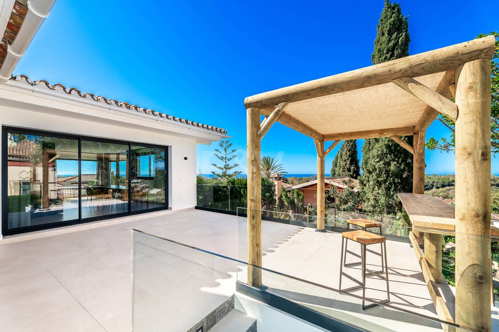 Modern Villa in Elviria with Stunning Panoramic Sea Views