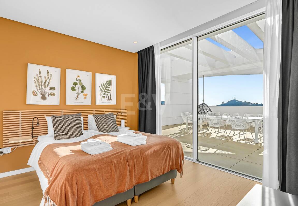 Duplex-Penthouse mit atemberaubendem Meerblick in Palo Alto