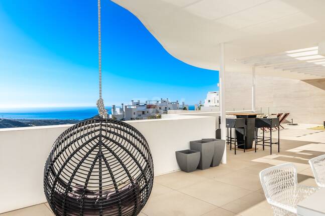 Duplex-Penthouse mit atemberaubendem Meerblick in Palo Alto