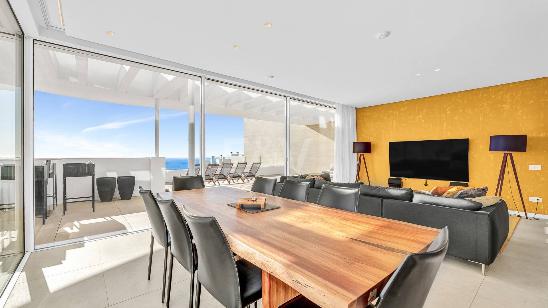 Duplex-Penthouse mit atemberaubendem Meerblick in Palo Alto