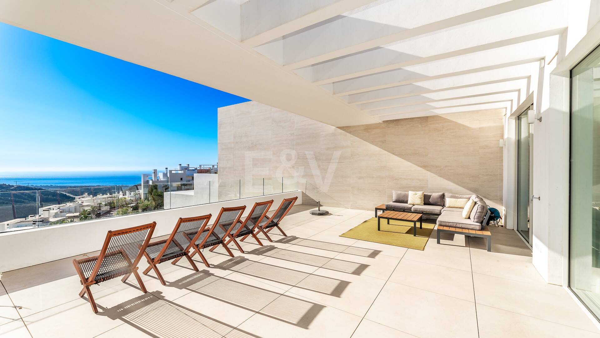 Duplex-Penthouse mit atemberaubendem Meerblick in Palo Alto