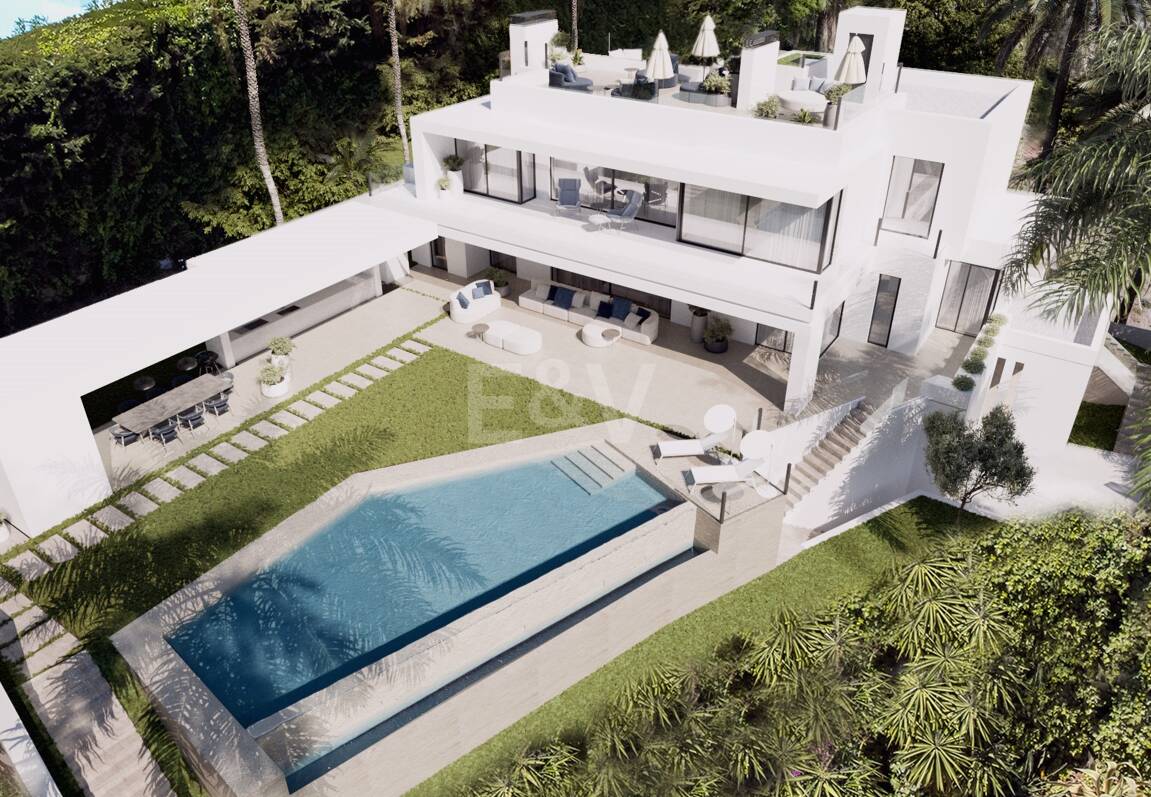 Preciosa villa en la prestigiosa zona de Cascada de Camoján