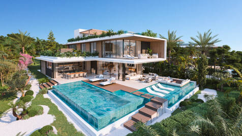 Utveckling av 5 Avant-Garde Villas i Cascada de Camoján