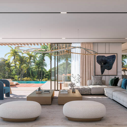 Proyecto de 5 villas vanguardistas en Cascada de Camoján